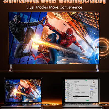 Juhtmevaba HDMI saatja ja vastuvõtja, HDMI juhtmevaba 4K dekodeerimine 1080P HDMI juhtmevaba HDMI juhtmevaba edastus video- ja helifailide voogesitamiseks sülearvutist, arvutist HDTV-sse, projektorisse