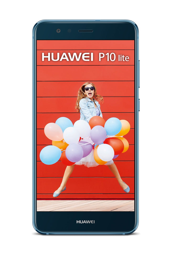 HUAWEI 51091LVM P10 lite kahe SIM-kaardiga nutitelefon (13,2 cm (5,2 tolli) puutetundlik ekraan, 32 GB sisemälu, Android 7.0) sinine