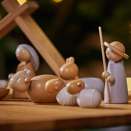 HABA - Wooden Nativity Scene Christmas Decoration Ref. 304685