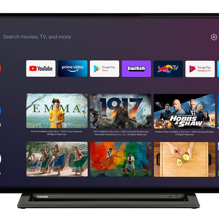 Toshiba 43LA3B63DGW 43-inch TV/Android Smart TV (Full HD, HDR, Google Play Store, Google Assistant, Triple Tuner, Bluetooth) [2023]