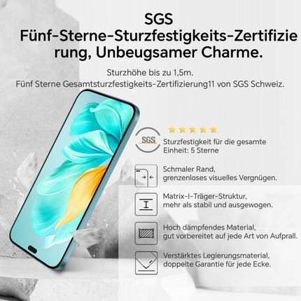 HONOR 200 Lite nutitelefon 5G, kahe SIM-kaardiga NFC Android-mobiiltelefonid ilma lepinguta (256G/8GB RAM, 6,7-tolline AMOLED Eye-Care ekraan, 4500 mAh, 108MP+50MP, Magic Capsule) Cyan Lake