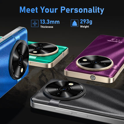 OUKITEL C59 Android 15 Mobile Phones 2025-10000mAh Large Battery Smartphone, 6.9 inch Display, 16GB + 128GB/1TB, 120LM Flashlight, 13MP Camera, 4G Dual SIM Free Phone Unlocked, Fingerprint/Face ID/GPS/OTG