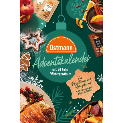 Ostmann Spices - advendikalender | Vürtsikalender 24 erineva vürtsiseguga, mida proovida | Maitsvad retseptid iga vürtsi jaoks | Kingiidee advendiks ja jõuludeks