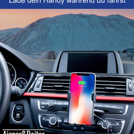 Autotelefoni hoidik laadimisfunktsiooniga CD-pesa jaoks | Autotelefoni hoidik induktsioonlaadijaga CD-mängija jaoks | Ühildub kõigi Qi-standardiga nutitelefonidega
