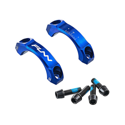 Funn Equalizer esiplaadid 31,8 mm - Esiplaadid sobivad nii 0 mm kui ka 10 mm tõusuga varrele (sinine).