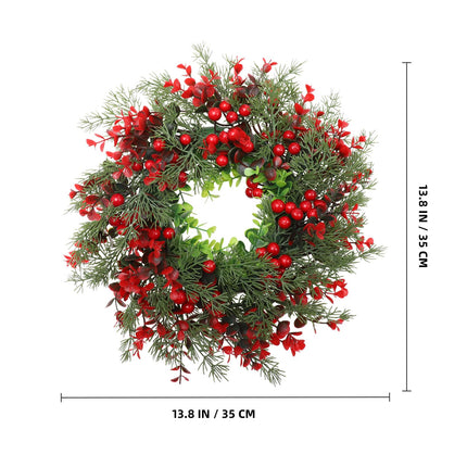 Christmas wreath door wreath berry wreath fir wreath wall wreath: berries Advent wreath berry garland window wreath artificial wreath door sign Christmas decoration living room wall decoration country house decoration