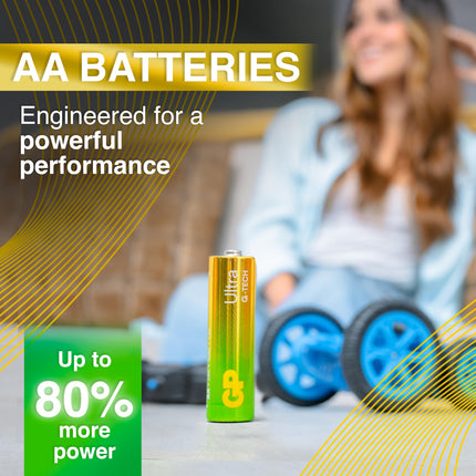 AA Batteries Party Pack 40 – GP Ultra (Alkaline)