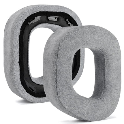 HS80 RGB Thicker Replacement Ear Pads - Replacement Ear Pads Compatible with Corsair HS80 RGB Wireless Headphones (Gray Fabric)