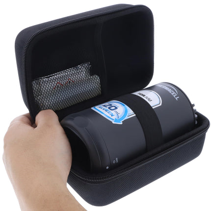 Fotokontori kott, mis ühildub Thermacell Mosquito Repellent Protect sääsetõrjevahendiga. Kaitseümbris, põrutuskindel, veekindel, kandekott käerihma ja võrgust sahtliga tarvikute jaoks. Must