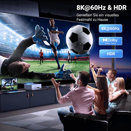 UGREEN HDMI-lüliti 8K@60Hz 4K@144/120/60Hz, alumiiniumist 2 sisse- ja 1 välja/1 sisse- ja 2 välja lüliti PS5/PS4/Xboxi/TV Boxi/Blu-ray mängija/DVD-mängija/projektori/monitori/sülearvuti jaoks