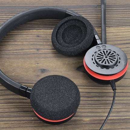 XBERSTAR vahetuskõrvapadjad Jabra Evolve 65 kõrvaklappidele, padjakate, padi Jabra Evolve 20, 20se, 30, 30II, 40, 65, 65+ kõrvaklappidele, 5 paari käsnkõrvapatju