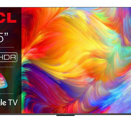 TCL 65P739 65-tolline teler, 4K HDR, Ultra HD, Google TV-ga nutiteler, raamita disain (Dolby Vision ja Atmos, käed-vabad hääljuhtimine, ühildub Google Assistant ja Alexaga)