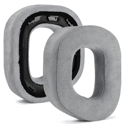 HS80 RGB Thicker Replacement Ear Pads - Replacement Ear Pads Compatible with Corsair HS80 RGB Wireless Headphones (Gray Fabric)