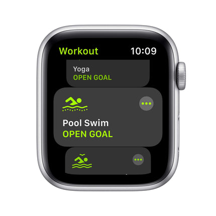 Apple Watch SE 2020 (GPS, 44MM) Silver Aluminum Case with Blanc Sport Band (Refurbished)