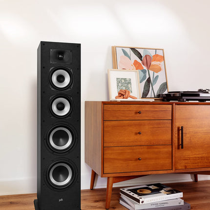 Polk Audio Monitor XT70 kõrgresolutsiooniga põrandakõlar, HiFi ja kodukino kõlar, Hi-Res sertifitseeritud, Dolby Atmos ja DTS:X ühilduv (tükk), must