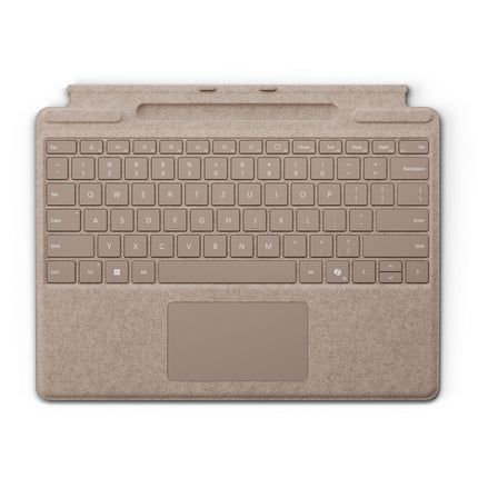 Microsoft Surface Pro Keyboard with Pen Holder | Sand | QWERTZ | Compatible with Surface Pro Copilot+ PC (11th Edition), Surface Pro 9 &amp; Surface Pro 8