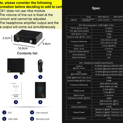 Topping DX1 USB DAC AK4493S diskreetne LNRD kõrvaklapivõimendi DSD256 PCM384 lauavõimendi kodukino heliseadmele 2 võimendiga must