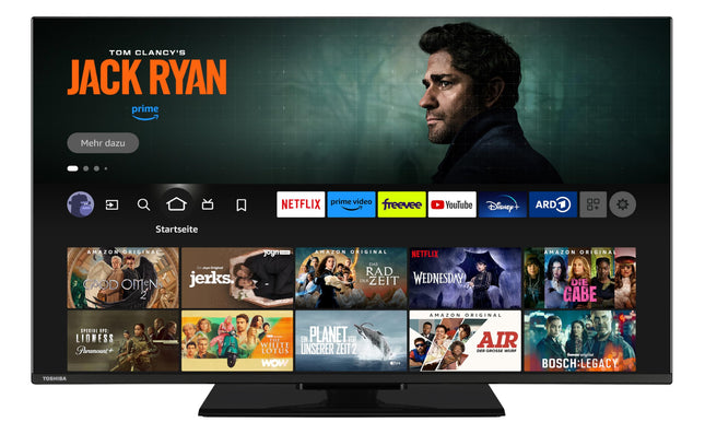 Toshiba 43-tolline Fire TV (Full HD, HDR, nutiteler, kolmekordne tuuner, sisseehitatud Alexa, Bluetooth) 43LF3F63DAZ