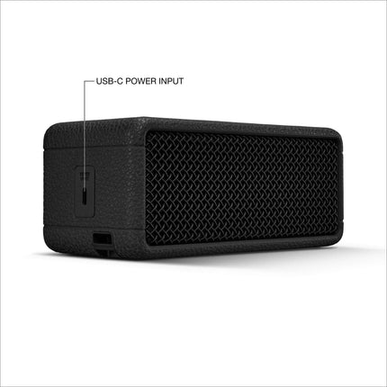 Marshall Emberton III Portable Bluetooth Speaker, Wireless, IP67 Dust and Water Resistant, Over 32 Hours Playtime - Black and Brass