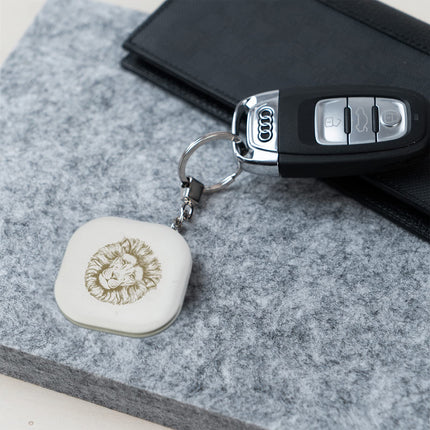 Nutale Key Finder - Lion Find with App Bluetooth, iOS and Android, Community Search Function, Item Tracker Support Remote Control, Wallet Tracker, Good Idea for Your Lost Items (Lion)