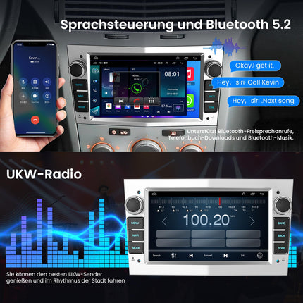 Android 13 autoraadio Opel Astra, Meriva, Corsa, Antara, Vectra, Combo, Zafira mudelitele – 2+32 GB 7-tolline IPS-puuteekraan, juhtmevaba CarPlay ja Android Auto, Hi-Fi heli, GPS, WiFi, Bluetooth-hääljuhtimine