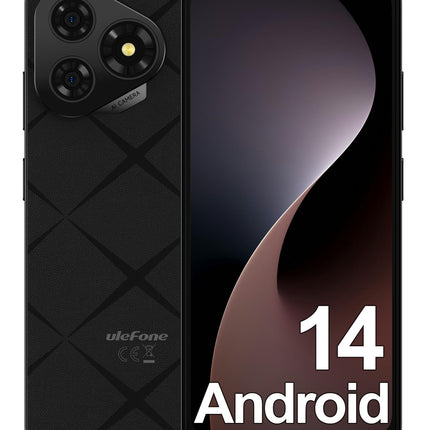 Ulefone Note 19 Android 14 nutitelefon lukustamata - 6GB+32GB/512GB mobiiltelefon ilma lepinguta, 6,56" HD+ nutitelefon, 8MP+5MP kaamera, 5000mAh mobiiltelefon, kahe SIM-kaardiga 4G lukustamata mobiiltelefonid, Face ID/GPS/OTG