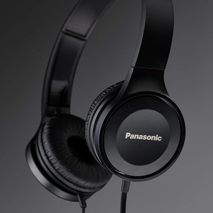 Panasonic RP-HF100ME-K kõrvaklapid - peakomplekt, 10–23 000 Hz, 30 mm draiver, kompaktne kokkupandav, must
