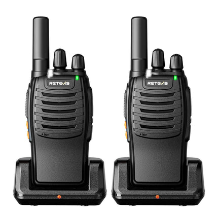 Retevis H777 raadiosaatja, PMR-raadiokomplekt, litsentsivaba kahesuunaline raadio, C-tüüpi ja USB-laadimisjaam, LED-tulega pihuraadio ja hädaolukorra hoiatustega perele, telkimiseks (2)