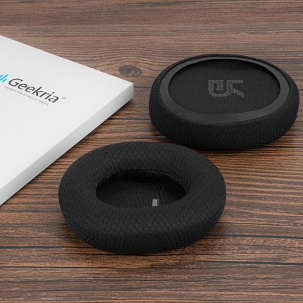 Geekria Comfort Mesh Ear Pads Compatible with Skullcandy Crusher ANC 2 Headphones (Black)