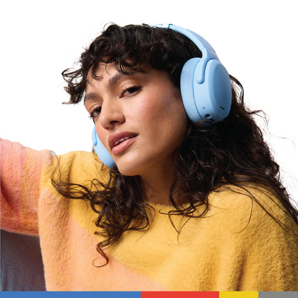 Skullcandy Crusher ANC 2 kõrvaklapid mürasummutavate juhtmevabade kõrvaklappidega, millel on sensoorne bass, 50-tunnine aku tööiga, Skull-iQ, Alexa tugi, mikrofon, Bluetooth-ühilduv - Preppy Summer