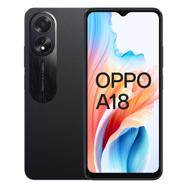OPPO A18 4GB/128GB, must (EL)