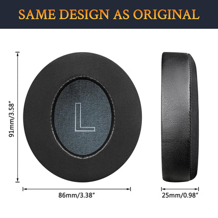 SOULWIT Cooling Gel Replacement Ear Pads for Anker Soundcore Life Q30/Q35 Headphones, Ear Pads Cushions with Ice Silk Fabric, High-Density Noise Reduction Foam