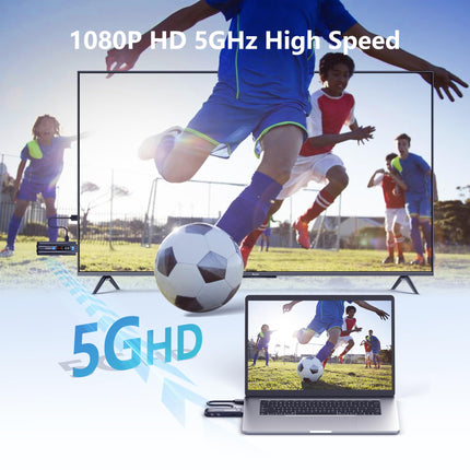 Juhtmevaba HDMI-saatja nutika LED-ekraaniga, juhtmevaba HDMI-saatja mitme sülearvuti jaoks (ainult saatja, vastuvõtja sidumine on vajalik)