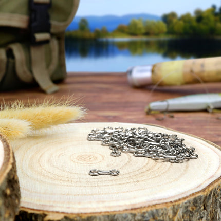 UUED AMZfishing® 50 või 100 valatud pliist aasa, tavalised või pikad | Valatud pliist aasad | Söödaaasad | Jalutusrihmade aasad | Kalapüügirihmade aasad | Kalapüügirihmad (g: #2L | 50 tk | Teras)