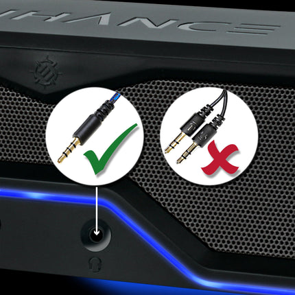 ENHANCE SB1 Computer Speakers High Excursion Soundbar - USB Powered Computer Soundbar, Under-Monitor Speaker with 10W Peak, LED Volume Control, Headset Pass Through, Gaming Soundbar for PC