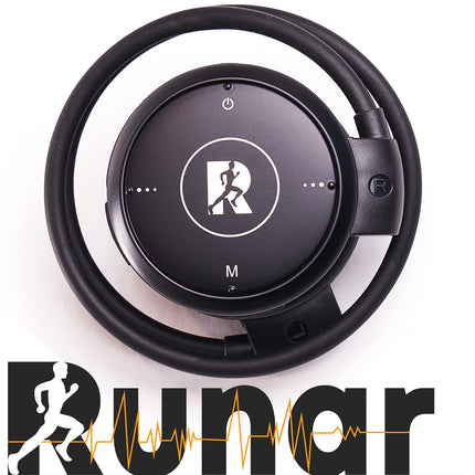 Runar - Jooksjate disainitud spordikõrvaklapid - Juhtmevabad Bluetooth V5.0, Kõrvakonksuga kõrvaklapid, Ideaalsed Sportimiseks, Sörkjooksuks, Jõusaali Treeninguks, Maratoniks, Sportkõrvaklapid Jooksmiseks