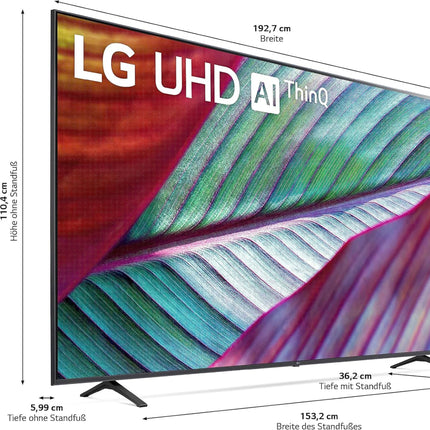 LG 86UR78006LB 218 cm (86-tolline) UHD-teler (aktiivne HDR, 60 Hz, nutiteler) [mudeliaasta 2023]
