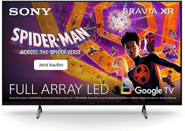 Sony BRAVIA XR, XR-50X90S, 50-tolline televiisor, täismassiiv-LED, 4K HDR 120Hz, Google TV, nutiteler, töötab Alexaga, eksklusiivsete PS5 funktsioonidega, HDMI 2.1, mängumenüü ALLM + VRR-iga, 24 + 12-kuuline garantii