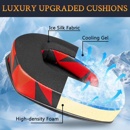SOULWIT jahutusgeeliga vahetuskõrvapadjad Sennheiser RS165/RS175/RS185/RS195 (RS 165 175 185 195 RF) jaoks, vahetuspadjad HDR165/HDR175/HDR185/HDR195 (HDR 195RF) juhtmevabadele kõrvaklappidele