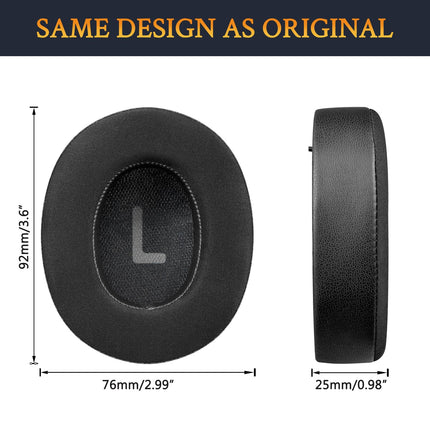SOULWIT jahutusgeeliga vahetuskõrvapadjad JBL Tune 700(700BT)/710(710BT)/720(720BT)/750(750BT,750BTNC)/760(760NC)/770(770NC) kõrvaklappidele, pehme mürasummutava vahuga padjad