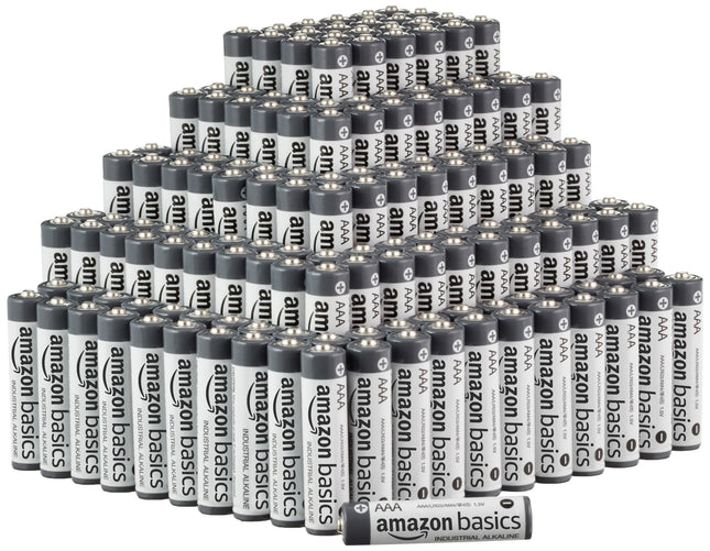 Amazon Basics AAA leelispatareid, 1,5 V, 5-aastane säilivusaeg, 250 tk