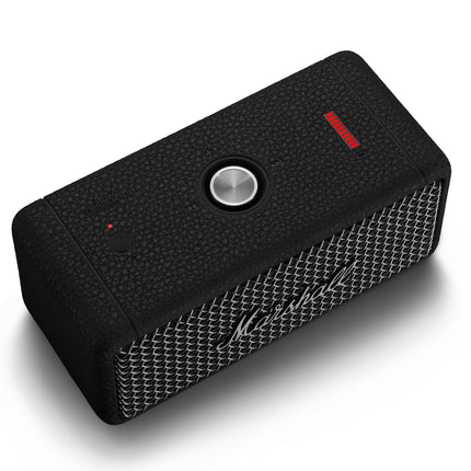 Marshall Emberton II Portable Bluetooth Speaker, Wireless, Pairable, IP67 Dust and Water Resistant, Over 30 Hours Playtime, Fast Charging, Indoor and Outdoor Speaker - Black and Steel