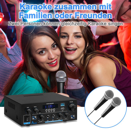 HiFi võimendi AK55 Bluetooth stereo helivõimendi vastuvõtja 2 kanalit 70WX2 max. 600W digitaalne võimsusvõimendi helivõimendi 12V/220V koju või autosse