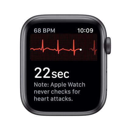 Apple Watch Series 5 44mm (GPS) - Space Gray Aluminum Case with Black Sport Band (Refurbished)