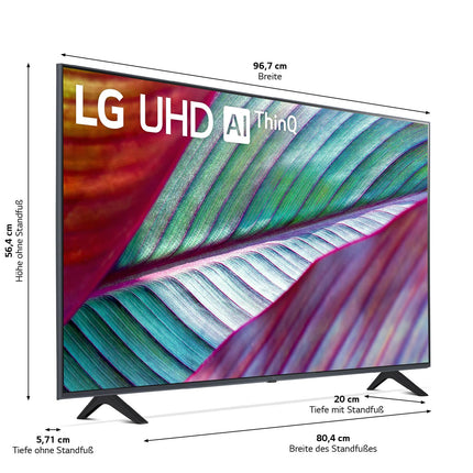 LG 43UR78006LK 109 cm (43-tolline) UHD-teler (aktiivne HDR, 60 Hz, nutiteler) [mudeliaasta 2023]