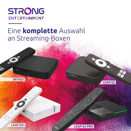 STRONG LEAP-S3 | Google TV Box Android 11-ga | 4K UHD resolutsioon | Bluetoothi ​​hääljuhtimispult ja Google Assistant | Chromecast | Google Play pood | Netflix | Prime Video | Disney+ ja palju muud.