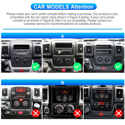 [2+64G] SIXWIN Android 13 autoraadio Ducato 3/Peugeot Boxer 2/Citroen Jumper 2 2011-2022 koos Carplay/Android Auto/Mirrorlinkiga, 9-tolline mahtuvuslik puuteekraan, mis toetab WiFi/GPS/FM/Bluetooth/SWC-d