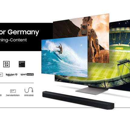 Samsung Crystal UHD 4K teler 55-tolline (GU55AU8079UXZG), HDR, AirSlim, dünaamiline Crystal Color [2021]