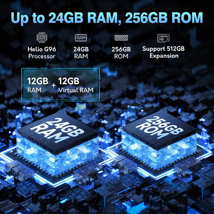 Ulefone Armor 24 õuemobiiltelefon 22000mAh 1000-luumenilise taskulambiga, Android 14 24GB + 256GB/2TB SD 64MP+64MP+16MP öönägemisega, 120Hz 6.78" FHD+ IP68 nutitelefon 4G kahe SIM-kaardiga/NFC/sõrmejäljelugejaga GPS OTG