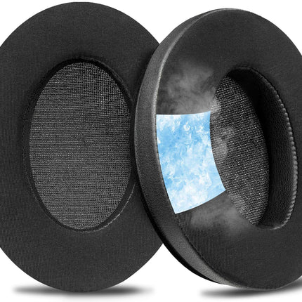 SOULWIT Cooling Gel Ear Pads for Sennheiser HD201/HD201S/HD206/HD200 Pro/HD180/HD418/HD419/HD421/HD428/HD429/HD438/HD439/HD448/HD449/HD451/HD461/HD471 Headphones, Cushions with Noise Isolating Foam